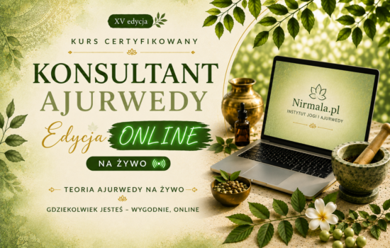 Kurs Konsultant Ajurwedy online na żywo