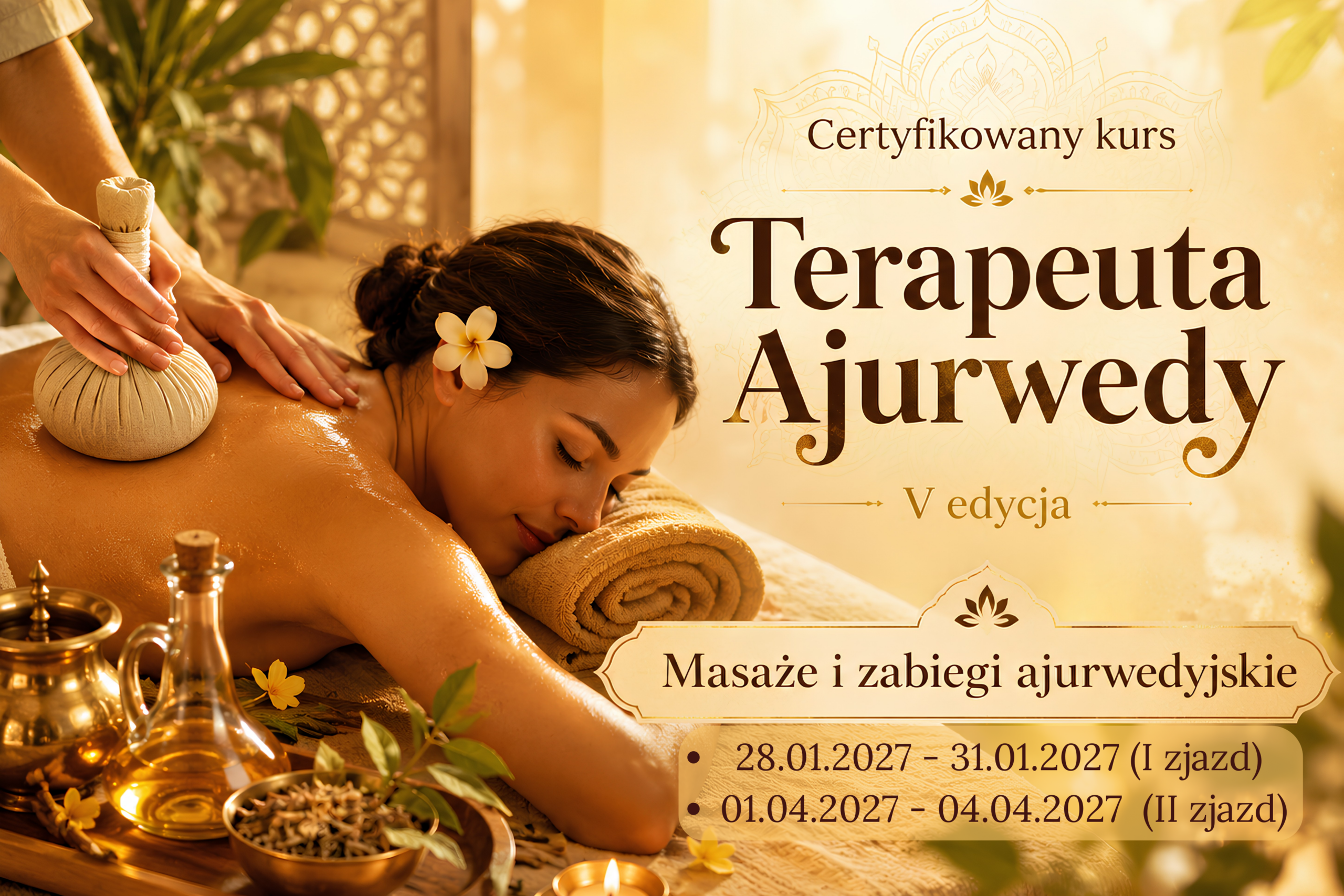 Certyfikowany kurs Terapeuta Ajurwedy – V edycja